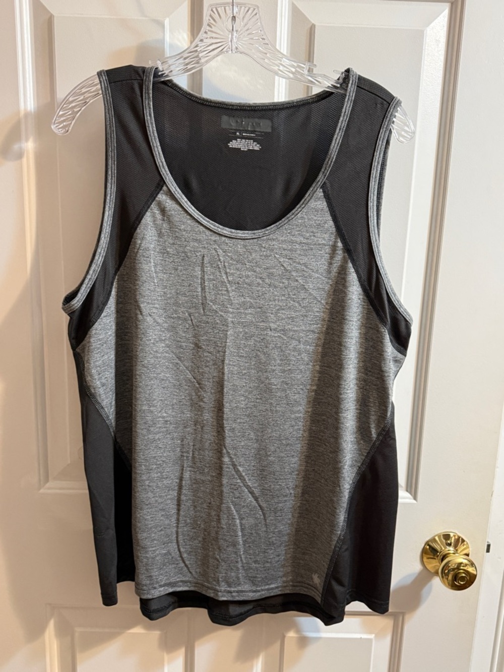 Women’s Athletic Tank Top - Gray/Black